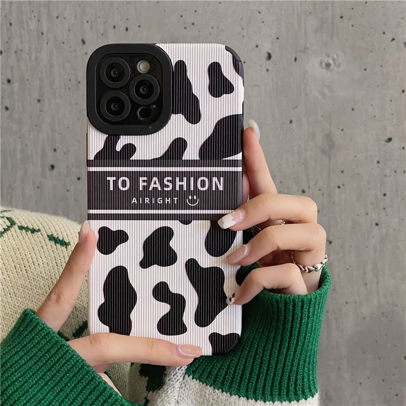 Ốp Điện Thoại Mềm Bảo Vệ Camera In Họa Tiết Bò Sữa Cho Xiaomi Redmi Note 11 11S 10 4G 5G Pro Poco M3 Pro X3 GT 10C 9A 8 9S Redmi10