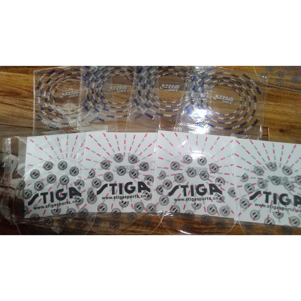 Miếng dán bảo vệ mặt vợt Stiga, Winion và DHS