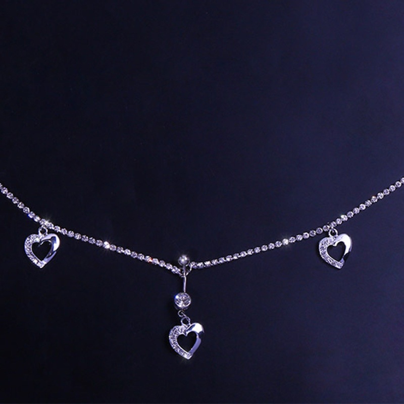 Dây Xích Đeo Thắt Lưng Có Mặt Trái Tim Trang Trí Cho Nữ