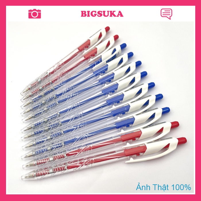 Bút bi thiên long xanh 079 đầu bút 0.5mm BIGSUKA