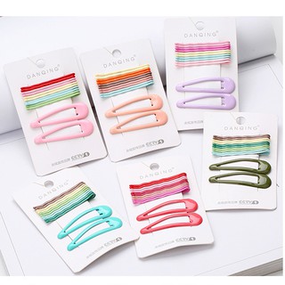 Set kẹp tóc siêu xinh gồm 2 kẹp lớn và 10 kẹp tăm