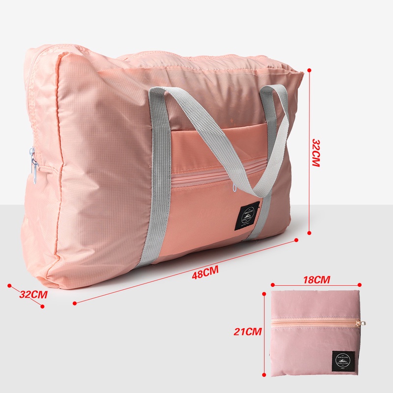 Túi Du Lịch Nylon Gấp Gọn Chống Thấm Nước Sức Chứa Lớn Mẫu Mới Dành Cho Nam Và Nữ