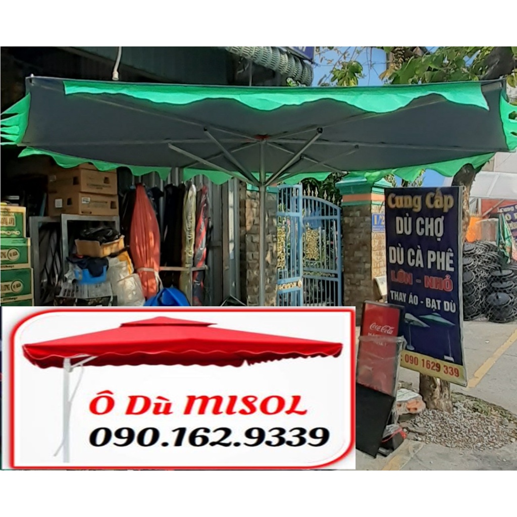 HCM_Dù Chợ 3m BAO GỒM CẢ ĐẾ