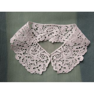 Cổ áo ren + Bâu áo + Lá cổ