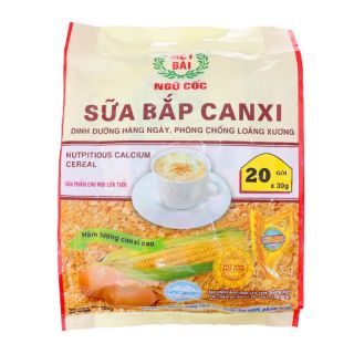 Ngũ cốc Sữa bắp Canxi bịch 600gr Việt đài