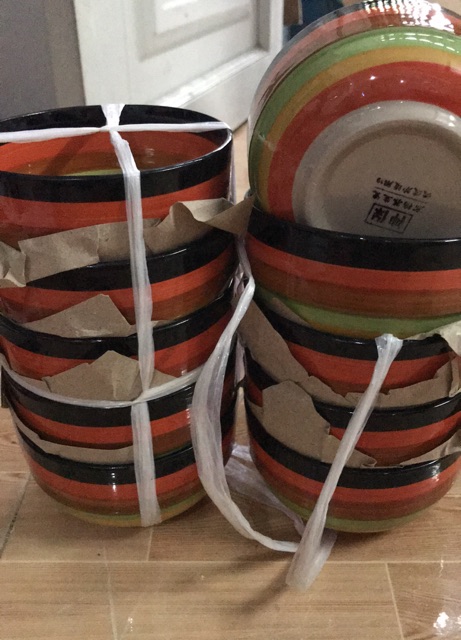 sét 5 Chén cơm ngũ sắc
