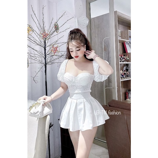 CHÂN VÁY XOÈ XẾP LY TO NGẮN MS11029