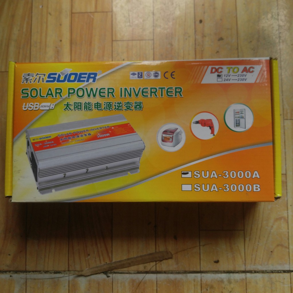 Kích điện, đổi điện 12v ra 220v công suất 3000w