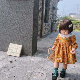 Váy hoa lá babydoll