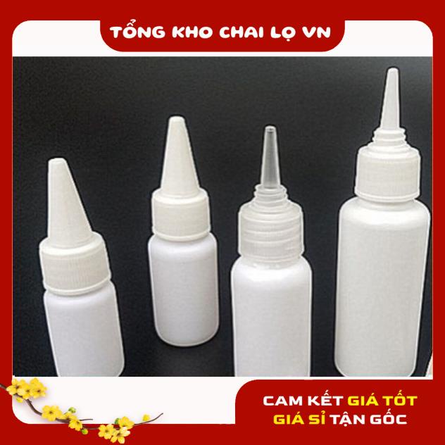 Chai Chiết Mĩ Phẩm ❤ SIÊU RẺ ❤ Chai nhựa pet nút nhọn 10ml,20ml chiết mỹ phẩm, chiết mực , phụ kiện du lịch