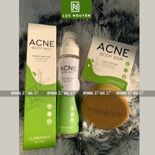 COMBO Xà Phòng + Xịt Mụn Lưng ELIZAVENCA