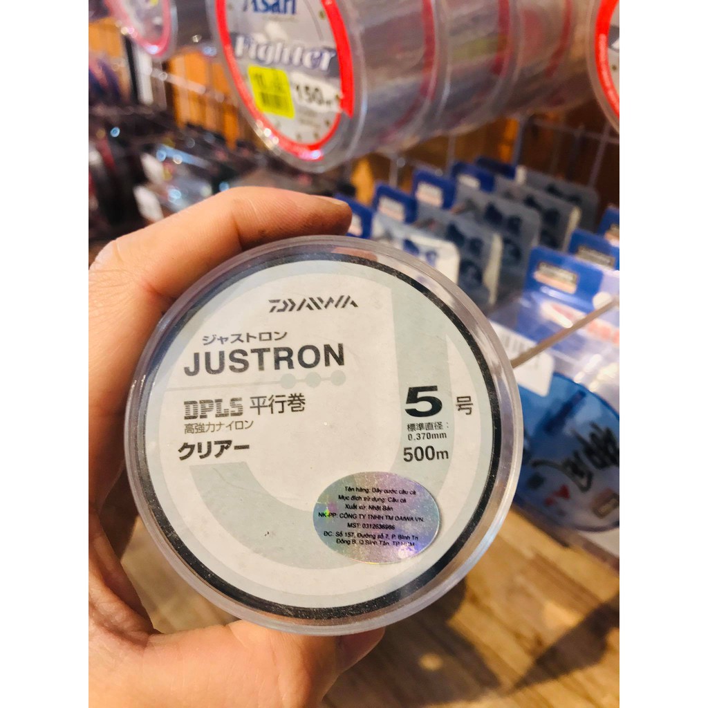 Dây daiwa justron dây cước cuộn câu cá