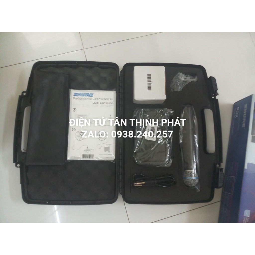 Bộ micro không dây shure BETA 58A loại tốt - shure pgx4 - shure pgx4/beta58a - micro không dây