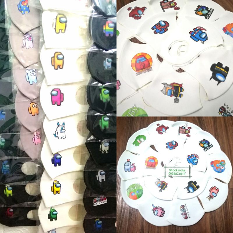 (45 MẪU) 1 CÁI KHẨU TRANG vải AMONG US - ẢNH THẬT + HÀNG CÓ SẴN (SỈ/LẺ) | BigBuy360 - bigbuy360.vn