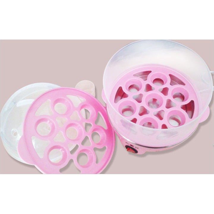 Máy luộc trứng hấp thức ăn 2 tầng đa năng Mini EGG