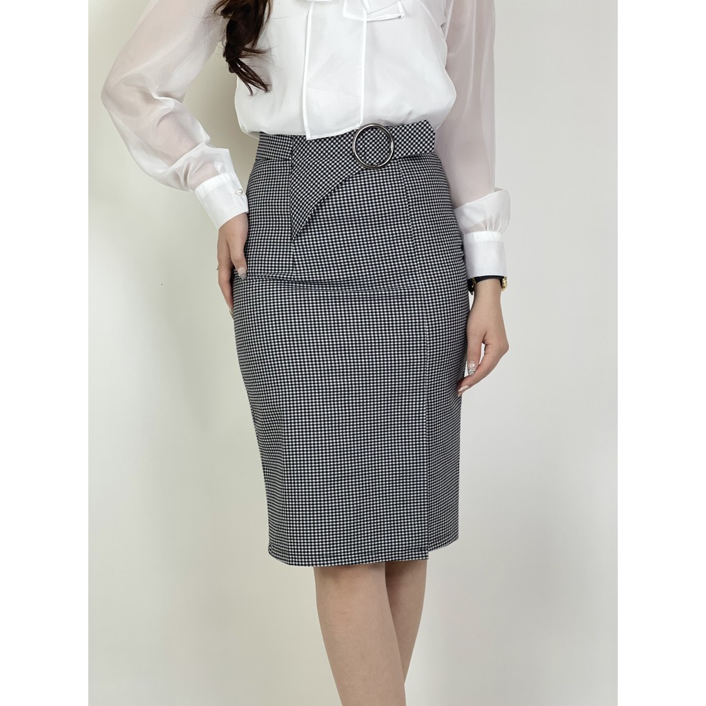 [Mã WASTUP giảm 10% tối đa 30K đơn 99K] Chân váy kẻ caro công sở cao cấp dáng bút chì Emvy - CV12 | BigBuy360 - bigbuy360.vn