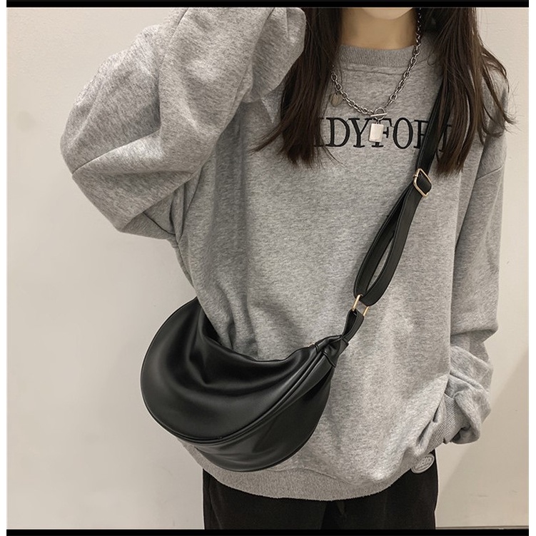 Túi xách nữ đeo chéo siêu to khổng lồ chất da mềm mịn cao cấp Capucha T209