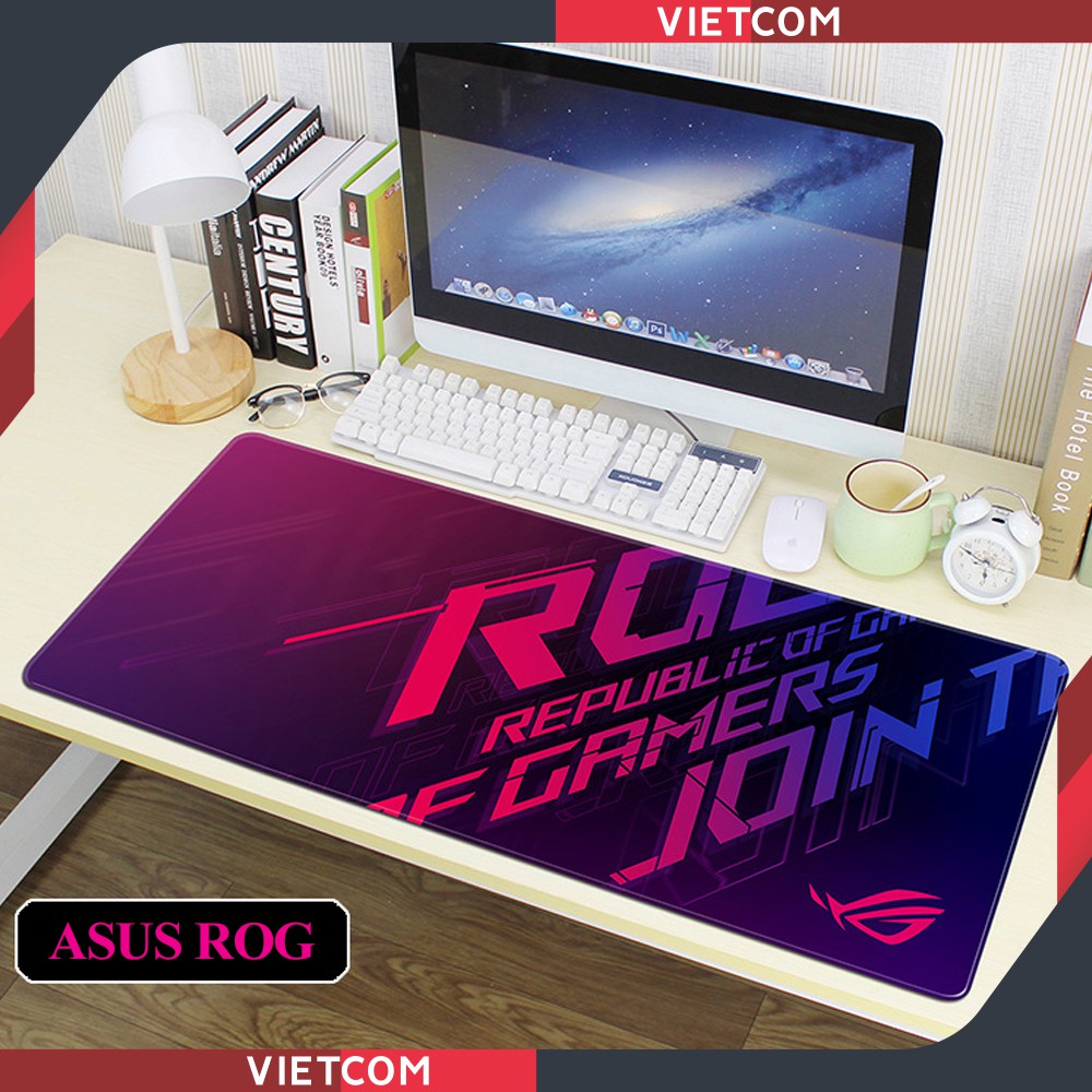 Bàn di chuột - Lót chuột dày 4mm - 3mm - Thương Hiệu Asus Rog - Aorus