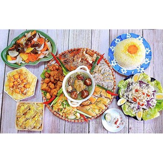 Mẹt tre 40cm đựng set ăn 4 người
