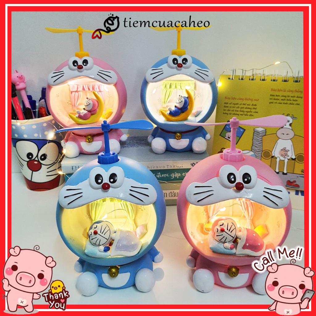 Đèn led, đèn ngủ trang trí,decor Ống Heo Tiết Kiệm Doremon,Doraemon, quà tặng sinh nhật