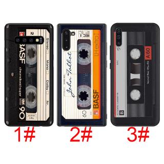 E25 Classical Old Cassette tape Samsung A9 A8 A7 A6 J8 J4 J6 2018 A5 2017 Note 8 9 10 Lite Plus Soft Phone Case