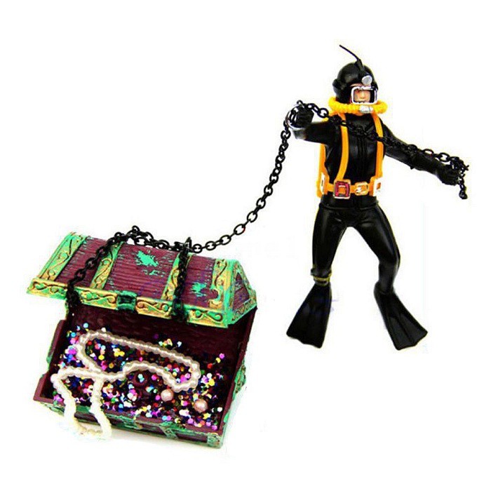 THỢ LẶN TRANG TRÍ HỒ CÁ NON BỘ 14X12X13CM