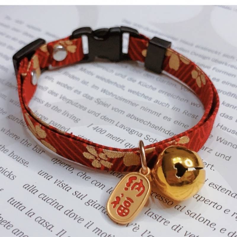Japanese Style Cute Lucky Cat Neckband Necklace Bow Tie Adjustable Pet Kitty Dog Harness Bell Ornaments qLh8