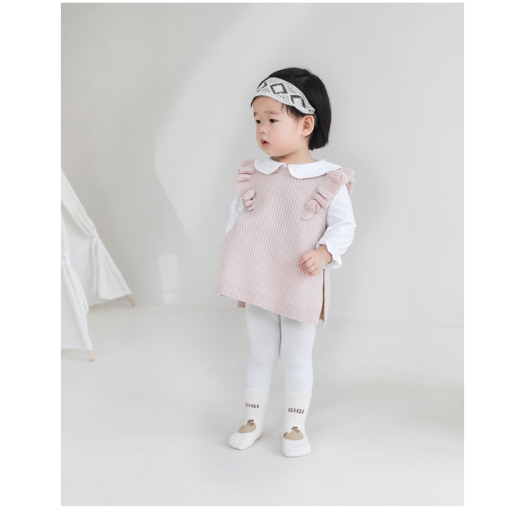 Vớ đi trong nhà KokoroCare YR-19 2022 chống trượt in hình gà dễ thương cho bé 0-5 tuổi S M L