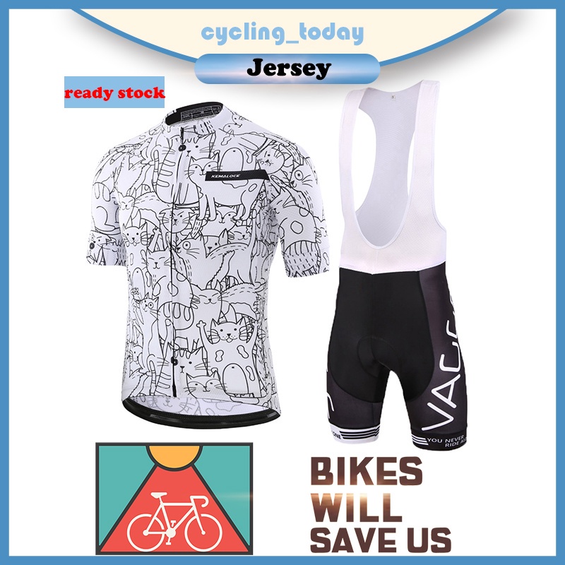 Bộ Quần Áo Chạy Xe Đạp Jersey Có Đệm gel Bảo Vệ Mắt Cho Nam Giới