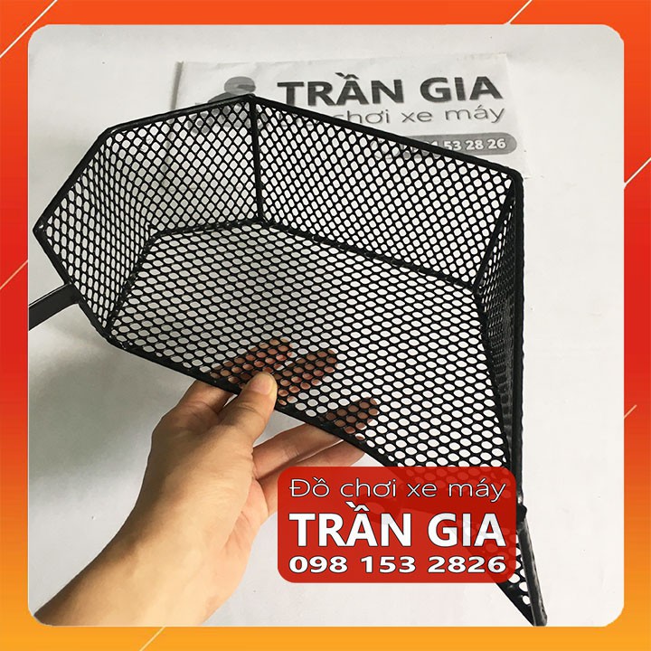 Giỏ đựng đồ xe exciter 155 vva rổ hông gắn bửng trái ex 155 ex155 năm 2020-2021-2022-2023