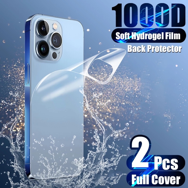Miếng Dán Hydrogel Bảo Vệ Mặt Sau Cho iPhone 11 12 13 14 Pro Max Mini Plus X XR XS Max 6 6s 7 8 Plus SE
