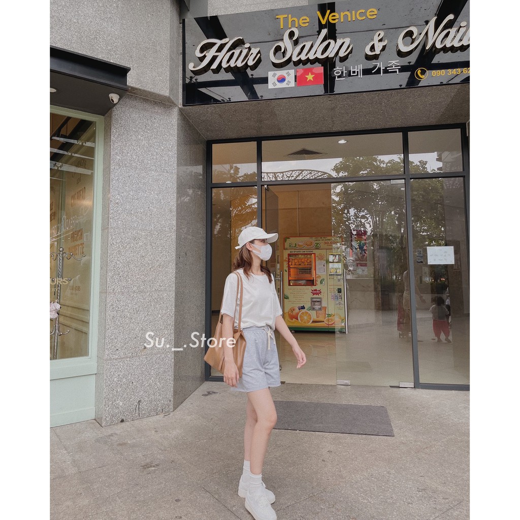 Quần sooc thun da cá lưng chun Q370 SUSTORE