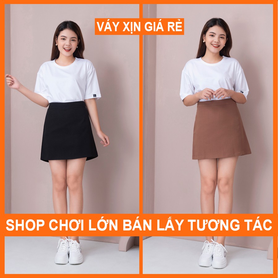 chân váy kẻ caro đen trắng nhiều màu, chân váy cạp cao chữ a trẻ trung MADELA.