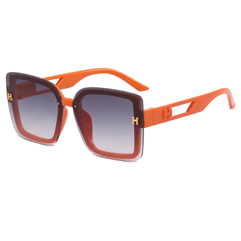 (JIUERBA) Kính Râm Thời Trang Oversized Không Gọng Phong Cách Phương Tây