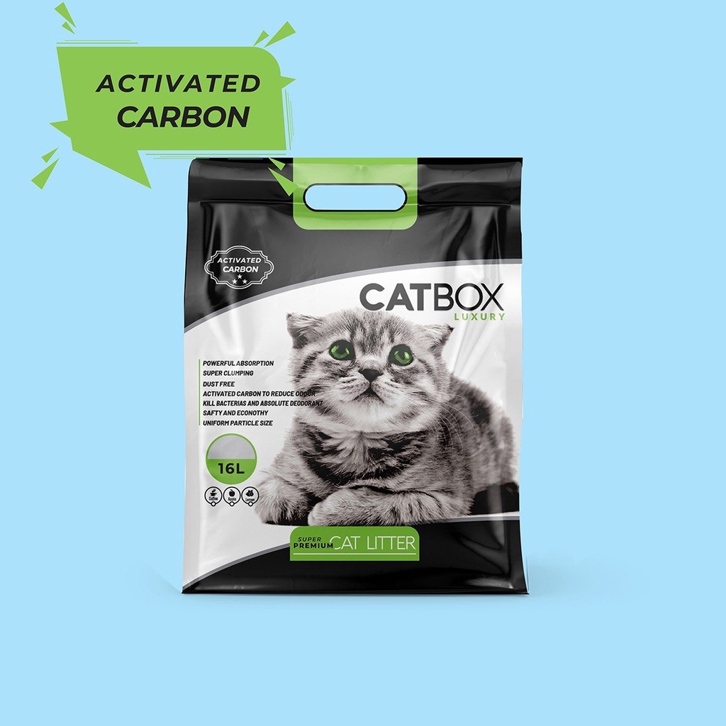 Cát Vệ Sinh Cho Mèo Catbox Túi 16L Thấm Hút Triệt Để Không Bụi - Bobo Pet Shop Hà Nội