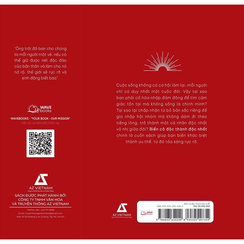 Sách - Biến Cô Độc Thành Độc Nhất - AZVietNam