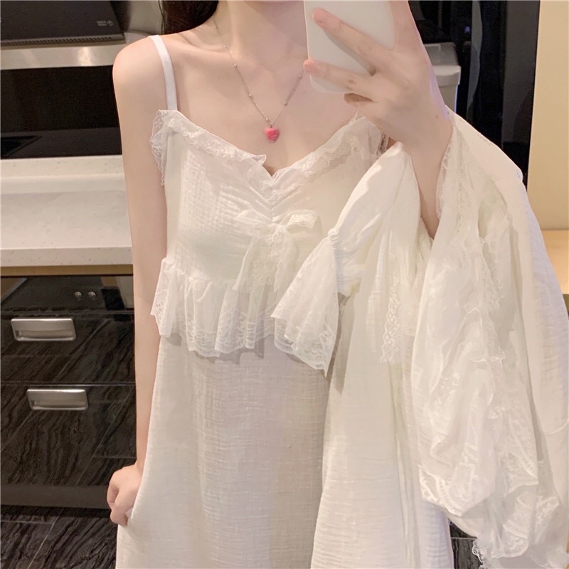 ORDER giá gốc VÁY 2 DÂY / ÁO KHOÁC NGOÀI CÔNG CHÚA SEXY rẻ nhất shopee | BigBuy360 - bigbuy360.vn