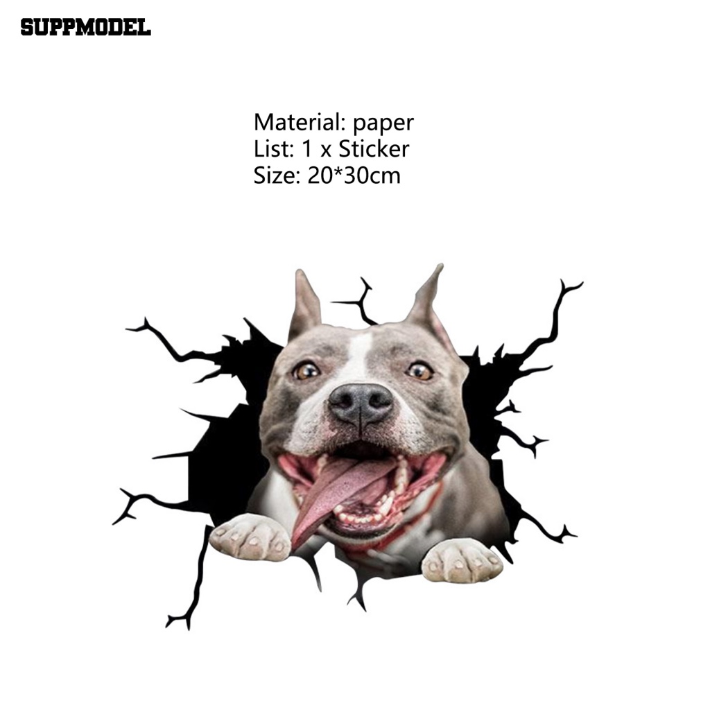 Miếng Dán Vinyl Hình Động Vật 3D Dễ Lên Màu Trang Trí Xe Hơi