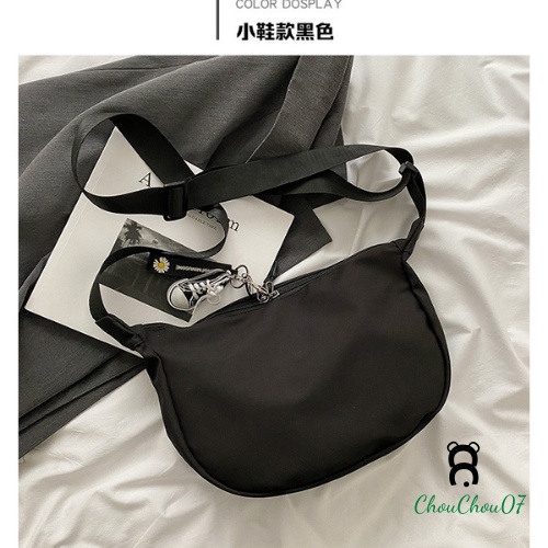 Túi xách đeo chéo phong cách unisex, túi vải Oxford phong cách đơn giản