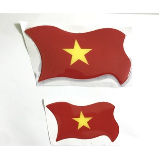 Tem đề can logo cờ Việt Nam