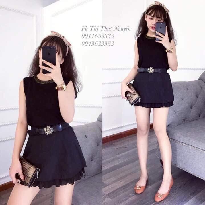 [ Sẵn video + Ảnh thật ] chân váy ngắn, chân váy pha von bèo bao chất | BigBuy360 - bigbuy360.vn