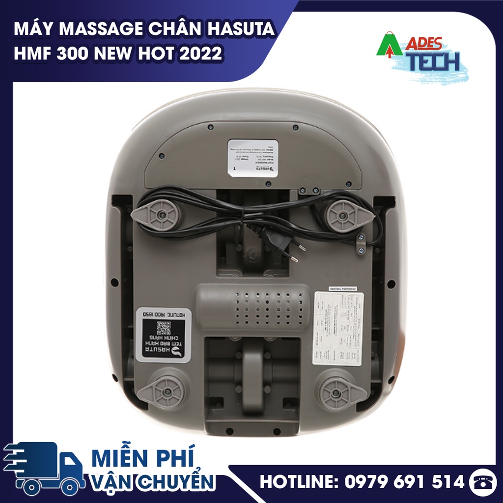 Máy massage chân HASUTA HMF 300, màn hình cảm ứng, 12 túi khí, nhiều chế độ massage
