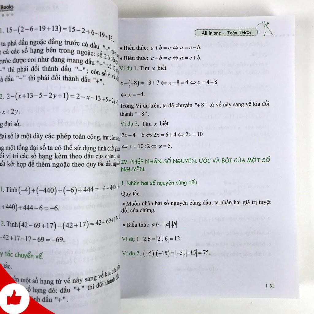 Sách - All In One - Trung Học Cơ Sở - Toán, Anh, Hóa, Sinh (combo, lẻ tùy chọn) | BigBuy360 - bigbuy360.vn