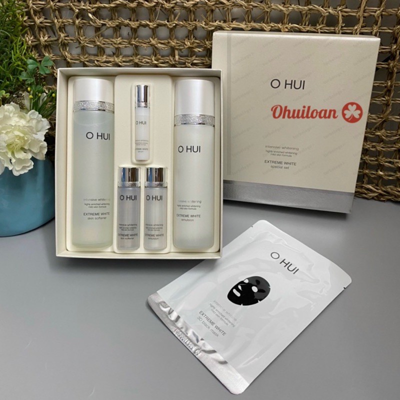 Sét dưỡng trắng da OHUI Extreme White Full | BigBuy360 - bigbuy360.vn