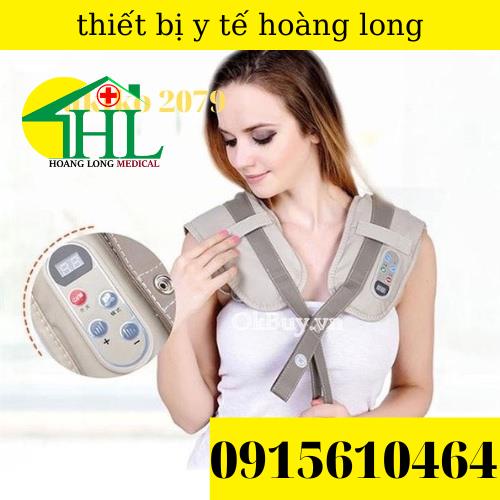 Đai Massage Đấm Lưng Vai Cổ Gáy Akiko - Nhật Bản, Bảo Hành 12 Tháng