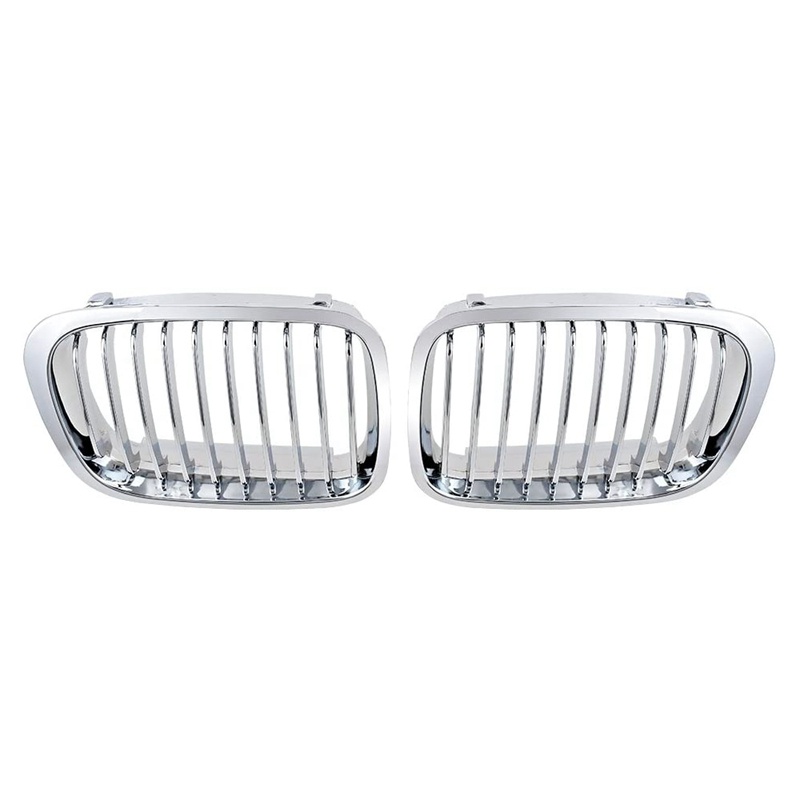 2 MiếNg LướI TảN NhiệT MàU Chrome GắN Mui Xe BMW 1998-2001 E46 320I 323I 325I 328I 330I 4 CửA