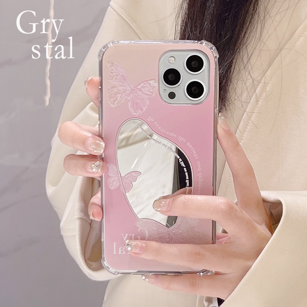 Phù Hợp Ốp Điện Thoại tpu Tráng Gương Chống Sốc Cho iPhone 13 13pro 13prm 11 7Plus 8Plus Xr XS 13 12 Pro Max
