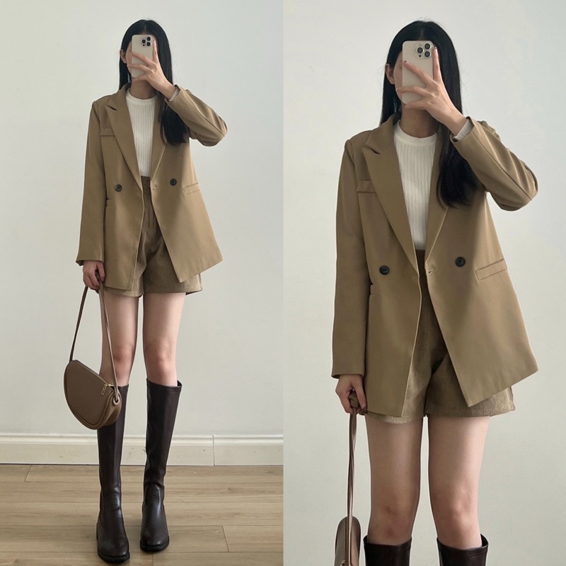 Áo blazer 2 cúc ngang (BL262) _ A0354