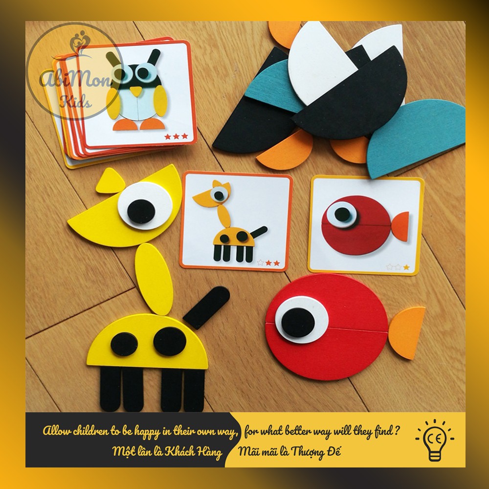 Bộ Ghép Hình Fun Board Cho Bé ☘️ Montessori cao cấp ✨ (Đồ chơi Gỗ - Đồ chơi Giáo Dục - An toàn - Thông minh)
