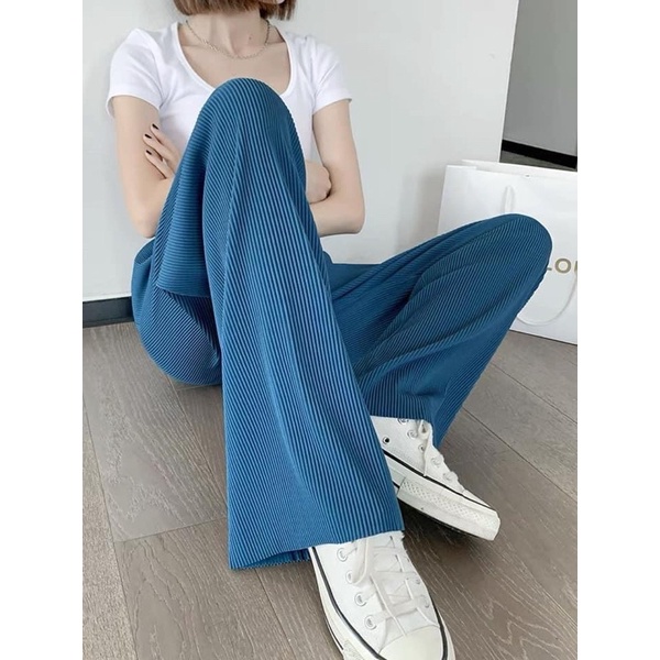 166k quần suông dập ly